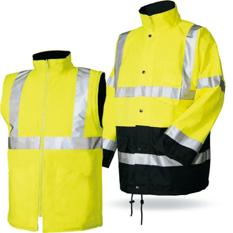 Detachable Safety Bomber Jacket Detachable Safety Bomber Jacket