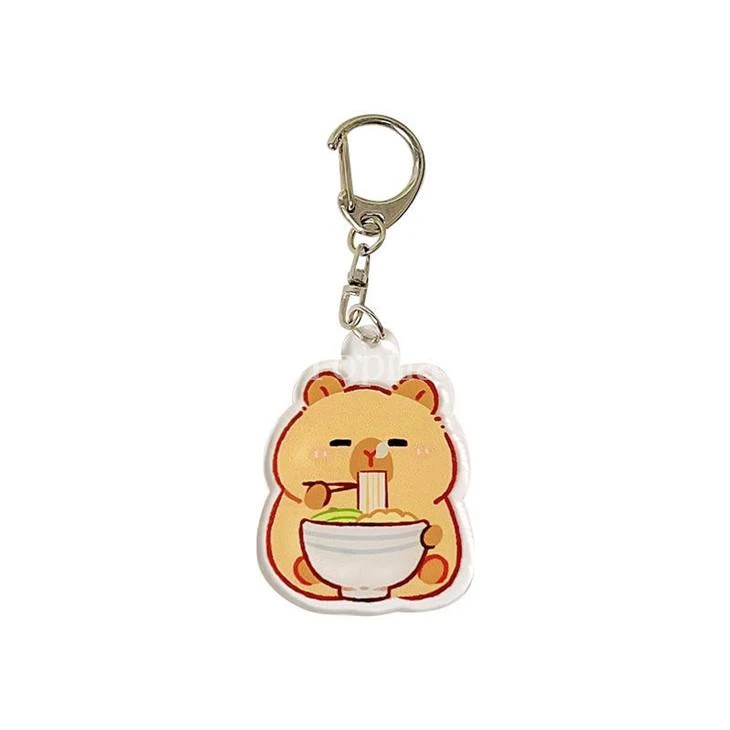 Custom Cute Capybara Acrylic Keychain Wholesale China