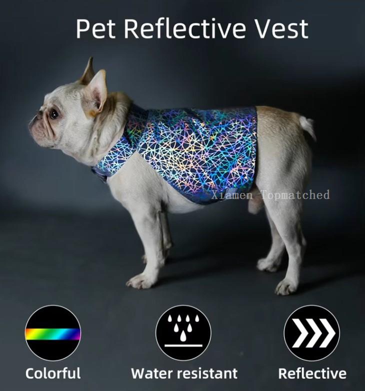 Geometric Reflective Dog Vest