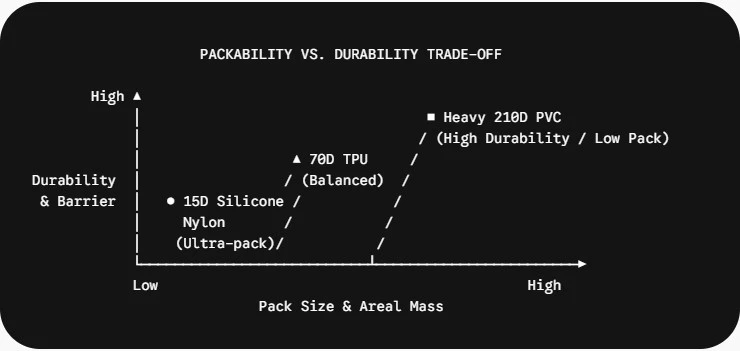 PACKABILITY VS DURABILITY TRADE-OFF PACKABILITY VS DURABILITY TRADE-OFF