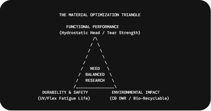 THE MATERIAL OPTIMIZATION TRIANGLE THE MATERIAL OPTIMIZATION TRIANGLE