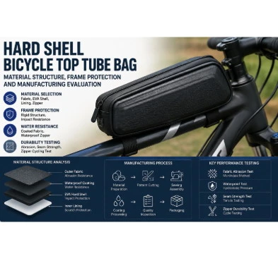 Engineering Evaluation of Hard Shell Bicycle Top Tube Bag: Fabric Selection, Frame Protection and...