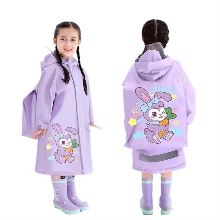 Kids Cartoon EVA Raincoats