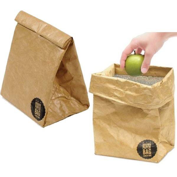Kraft Paper Insulated Lunch Bags