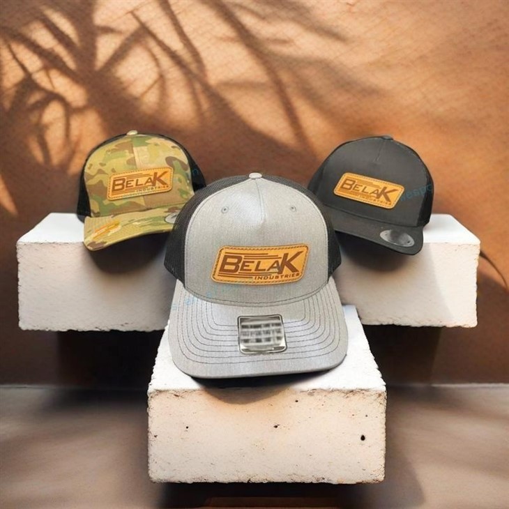 leather-patch-trucker-hat-wholesale-front-view