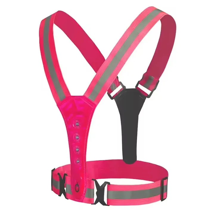 Custom LED Reflective Running Vest Safety Belt