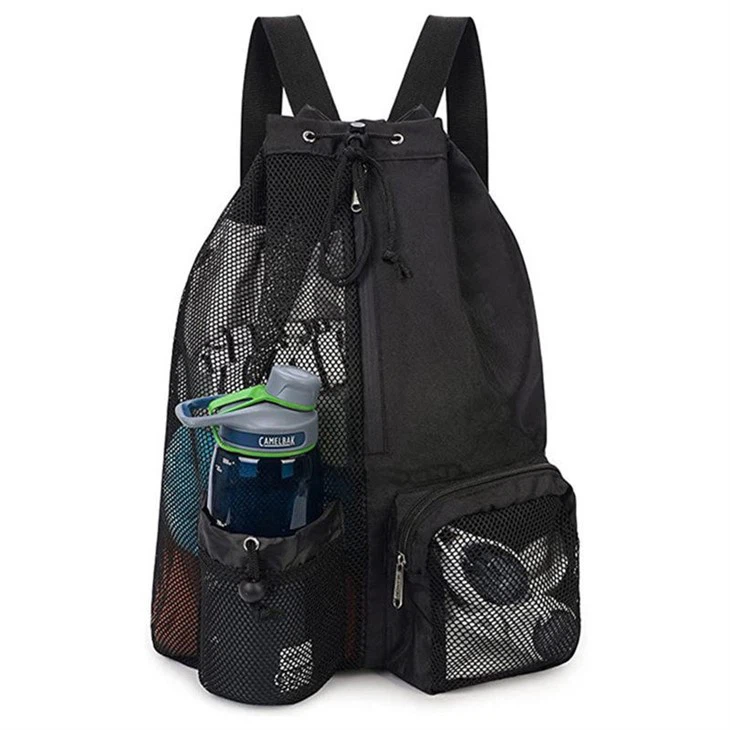 Mesh Drawstring Backpack