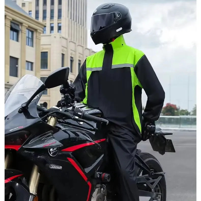 Motorbike Rain Suit With Jacket And Pants