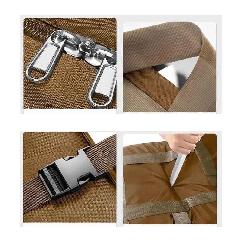 High capacity Oxford storage bag fabric weave density and reinforced webbing strap stitching details High capacity Oxford storage bag fabric weave density and reinforced webbing strap stitching details