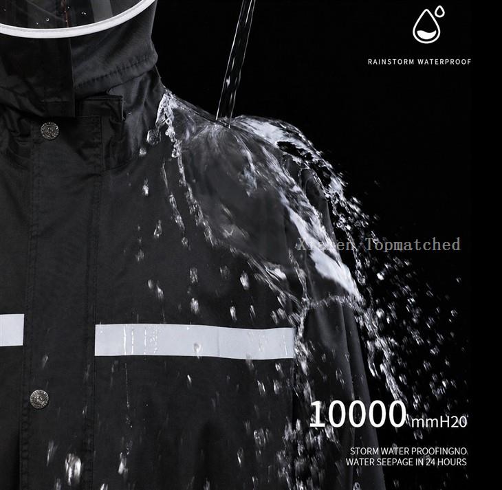 polyester-pvc-raincoat-suit-with-reflective-strip