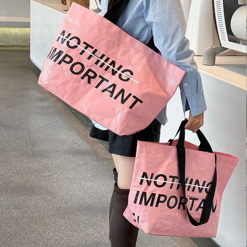 OEM laminated grocery tote bag manufacturer with PP woven fabric and custom logo printing OEM laminated grocery tote bag manufacturer with PP woven fabric and custom logo printing