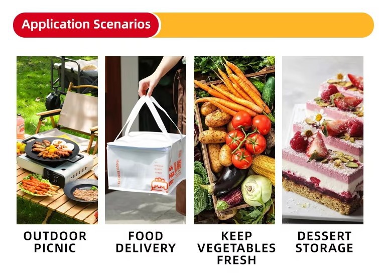 wholesale EPE foam cooler bag for food packaging and thermal delivery wholesale EPE foam cooler bag for food packaging and thermal delivery