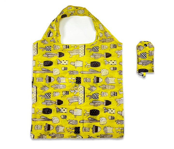 Foldable ripstop nylon shopping bag for grocery and supermarket use Foldable ripstop nylon shopping bag for grocery and supermarket use