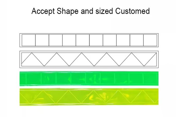 Waterproof PVC reflective tape for sew on safety clothing and bags Waterproof PVC reflective tape for sew on safety clothing and bags