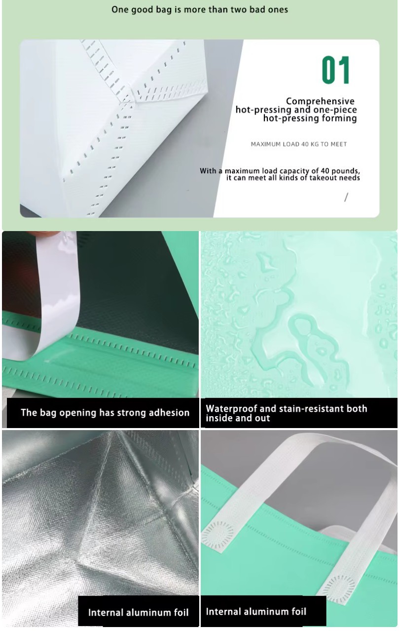 Non woven cooler bag with aluminum foil insulation zipper closure and reinforced handles Non woven cooler bag with aluminum foil insulation zipper closure and reinforced handles