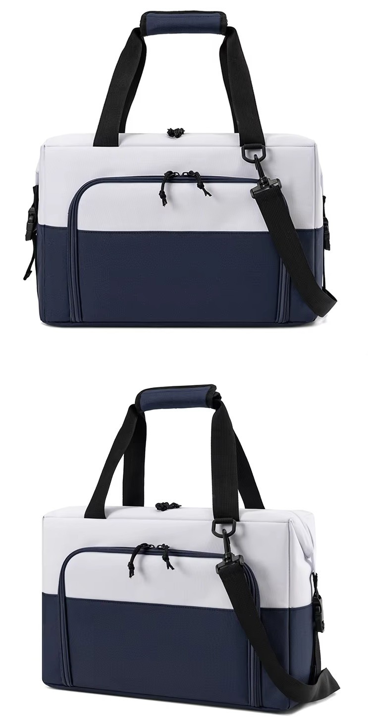 Custom collapsible cooler tote bag for 36 cans picnic food storage and wholesale travel orders Custom collapsible cooler tote bag for 36 cans picnic food storage and wholesale travel orders