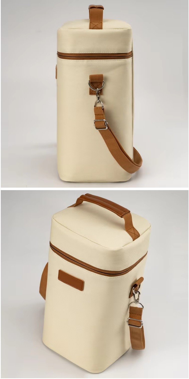 Wholesale insulated wine bag quality inspection for zipper stitching strap and lining Wholesale insulated wine bag quality inspection for zipper stitching strap and lining
