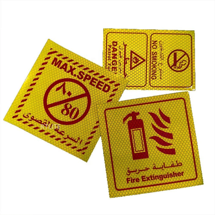 Quality inspection for wholesale vehicle reflective safety stickers before shipment Quality inspection for wholesale vehicle reflective safety stickers before shipment