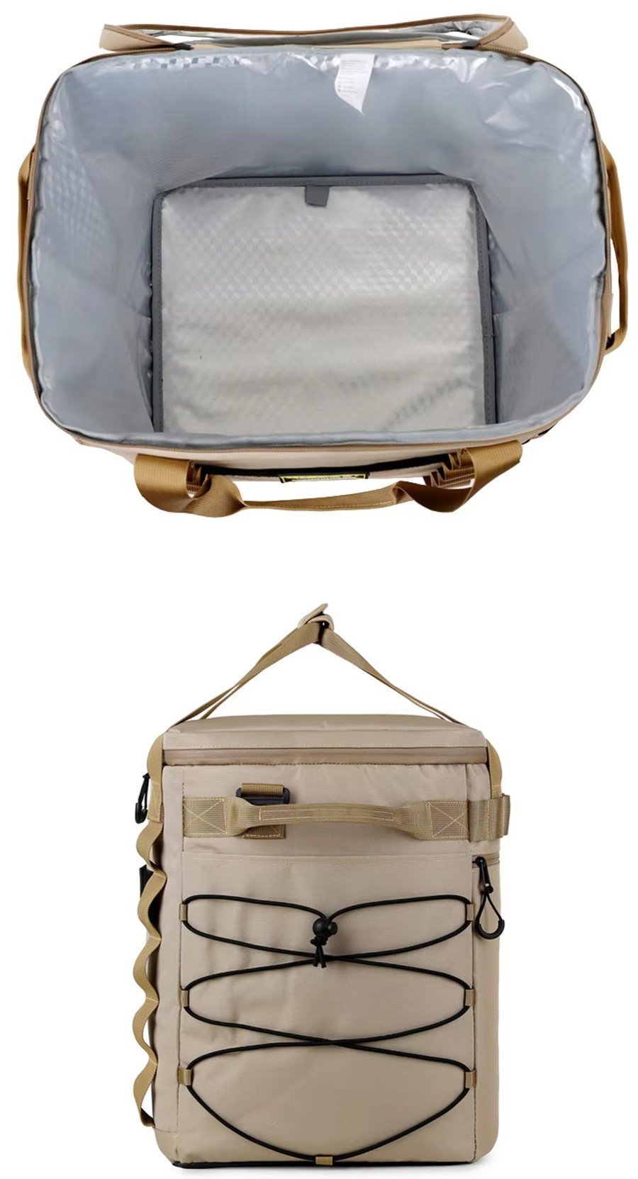 300D polyester insulated picnic cooler bag with zipper closure and custom logo label area 300D polyester insulated picnic cooler bag with zipper closure and custom logo label area