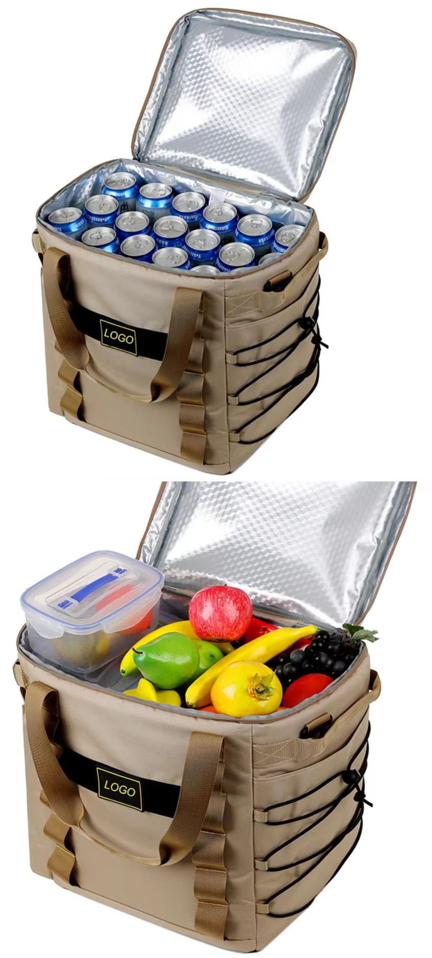 Outdoor picnic cooler bag for food drinks ice packs camping travel and family picnic use Outdoor picnic cooler bag for food drinks ice packs camping travel and family picnic use