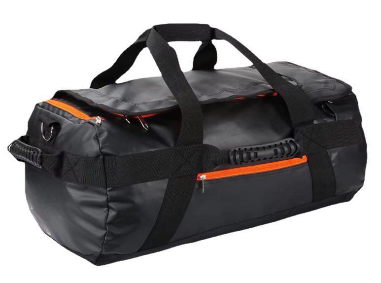 Waterproof TPU weekender duffel bag with zipper closure, top handles and side grip handle for outdoor travel wholesale orders Waterproof TPU weekender duffel bag with zipper closure, top handles and side grip handle for outdoor travel wholesale orders