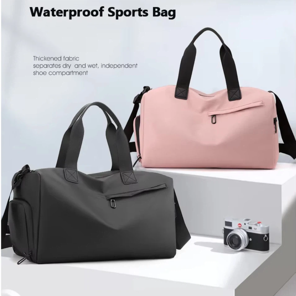 Oxford sports gym travel duffle bag with soft handles and adjustable shoulder strap for wholesale buyers Oxford sports gym travel duffle bag with soft handles and adjustable shoulder strap for wholesale buyers