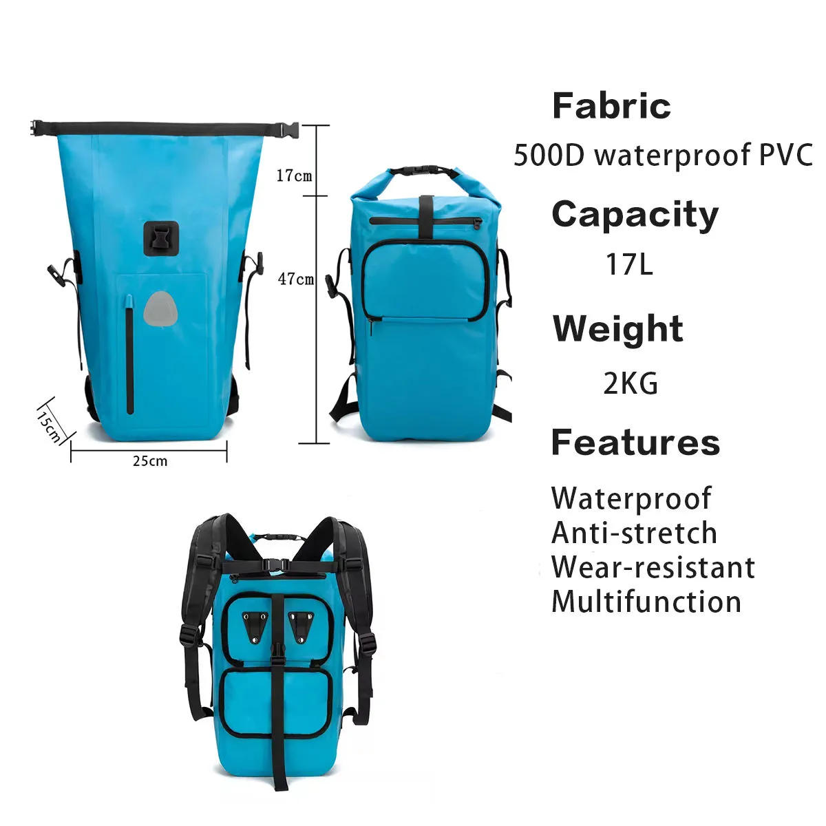 Reflective strip on waterproof cycling backpack for outdoor riding Reflective strip on waterproof cycling backpack for outdoor riding
