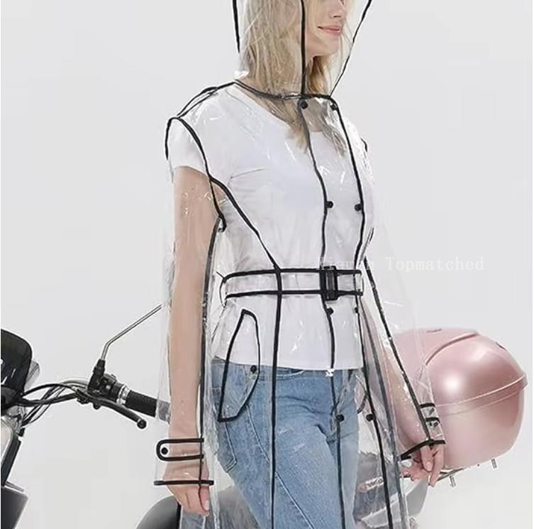 Quality inspection for OEM EVA transparent raincoats before wholesale shipment Quality inspection for OEM EVA transparent raincoats before wholesale shipment