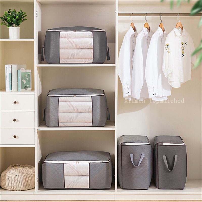 Large comforter storage bag for wardrobe wholesale manufactured by China supplier Xiamen Topmatched Large comforter storage bag for wardrobe wholesale manufactured by China supplier Xiamen Topmatched
