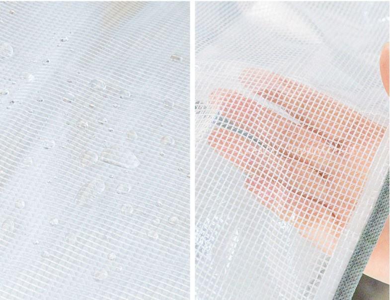 13 wire PVC clip mesh material detail on waterproof dustproof clothes storage bag 13 wire PVC clip mesh material detail on waterproof dustproof clothes storage bag