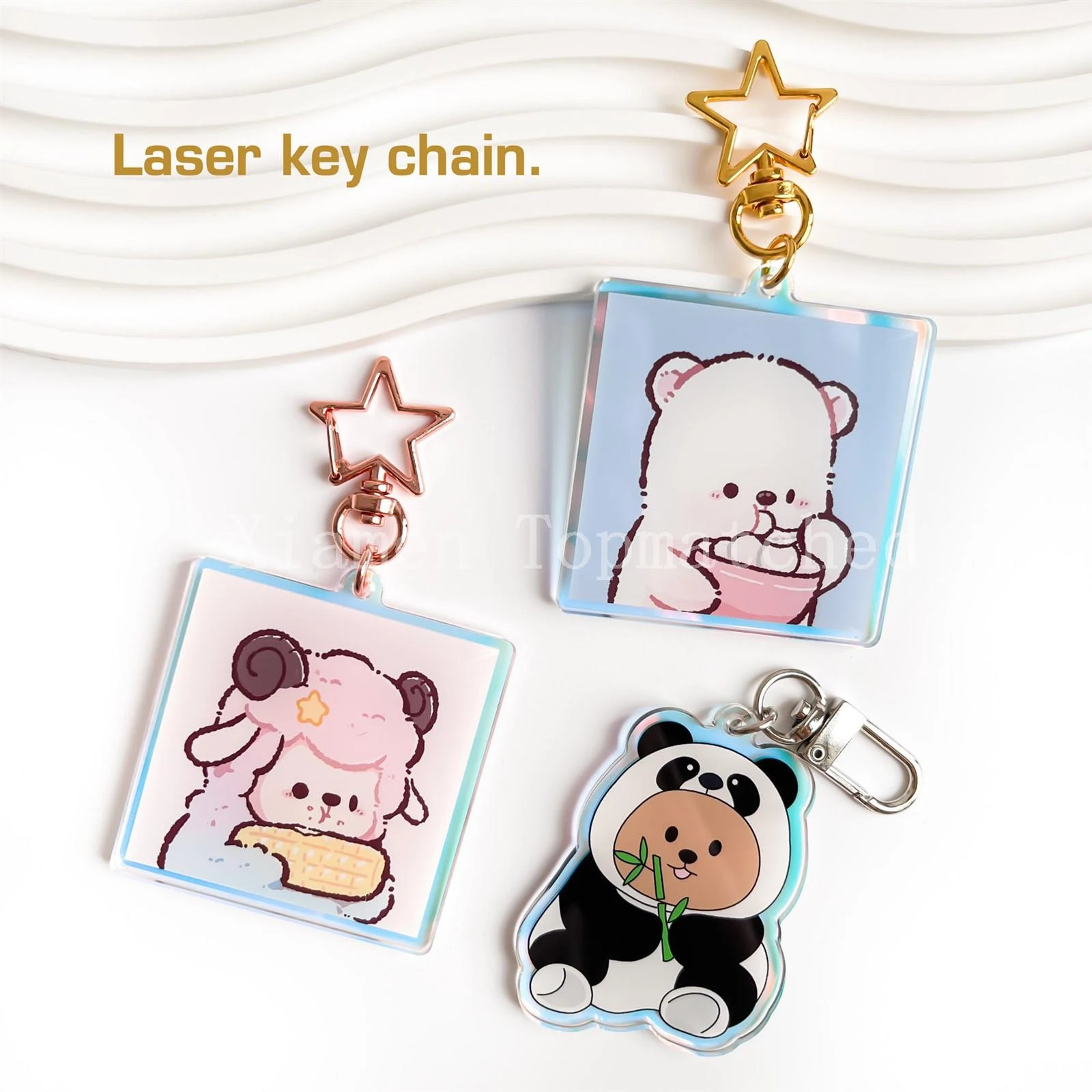 Laser cut custom acrylic keychain smooth edge detail wholesale China Laser cut custom acrylic keychain smooth edge detail wholesale China