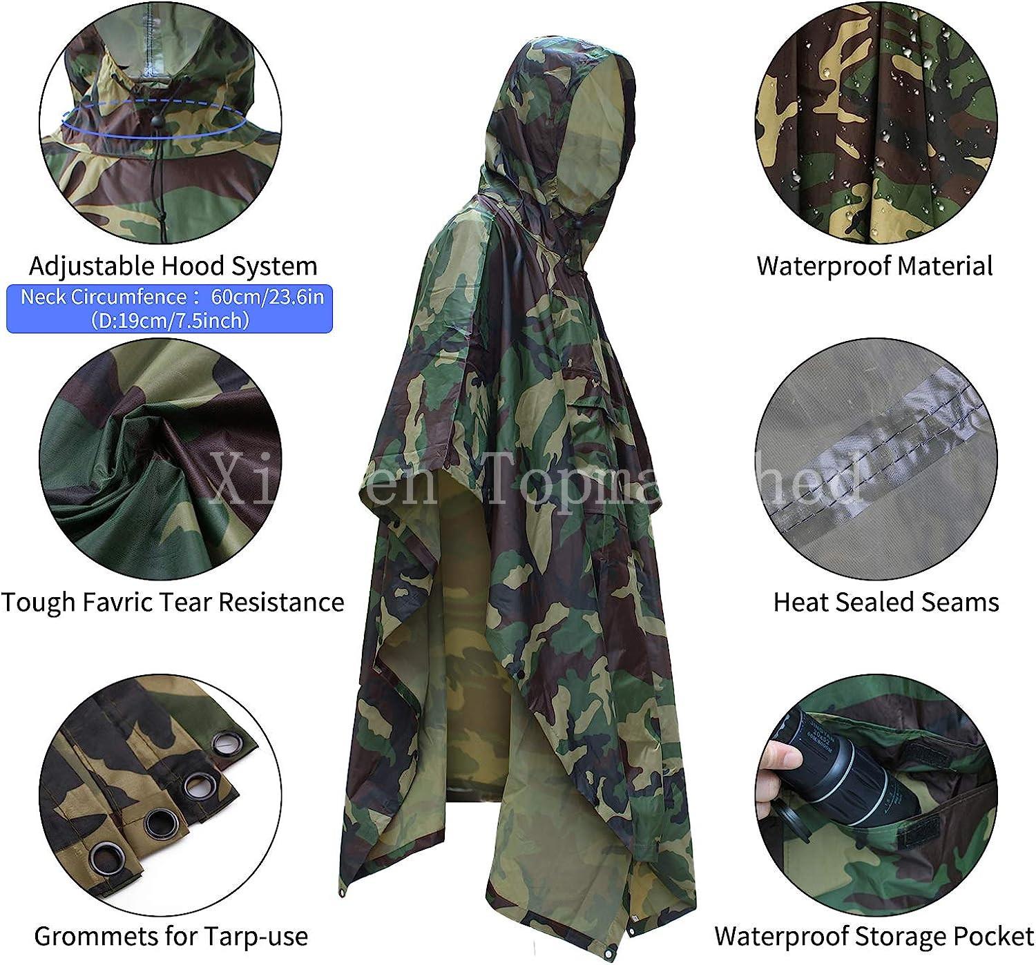 OEM adult green waterproof poncho bulk supply quality check OEM adult green waterproof poncho bulk supply quality check