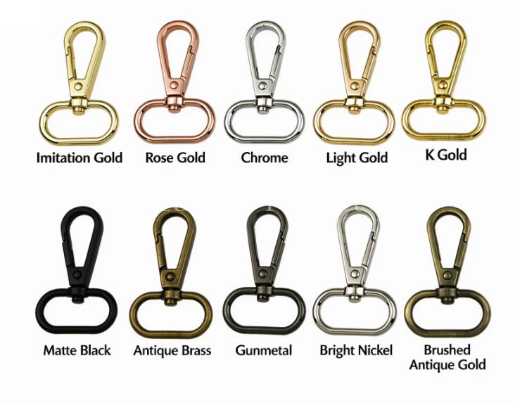 1 inch metal swivel lobster clasp snap hook in multi color electroplating finishes 1 inch metal swivel lobster clasp snap hook in multi color electroplating finishes