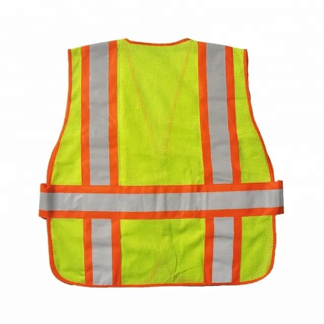5cm ANSI 107 certified reflective tape on polyester mesh safety vest 5cm ANSI 107 certified reflective tape on polyester mesh safety vest