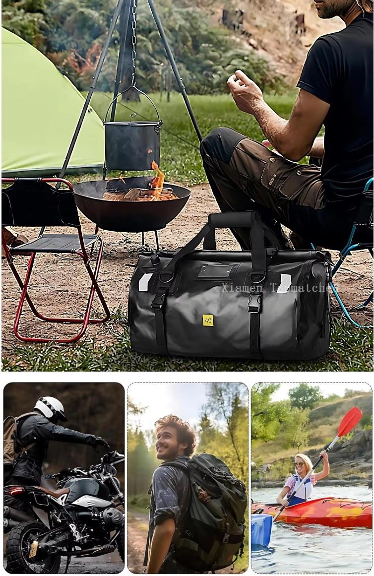Motorcycle waterproof tail bag for touring camping kayaking rafting boating and outdoor travel Motorcycle waterproof tail bag for touring camping kayaking rafting boating and outdoor travel