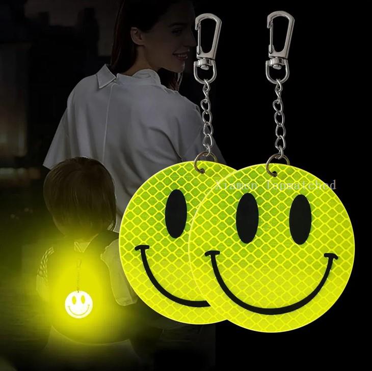 PVC Schoolbag Reflective Keychain