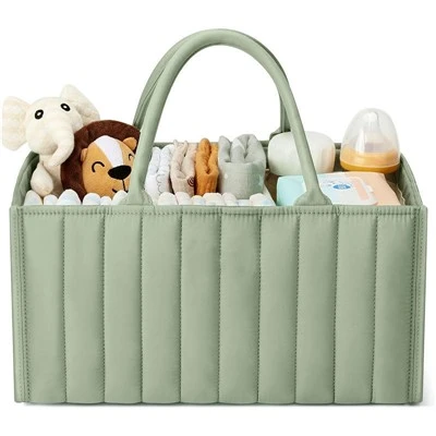 Cotton Baby Diaper Caddy Organizer