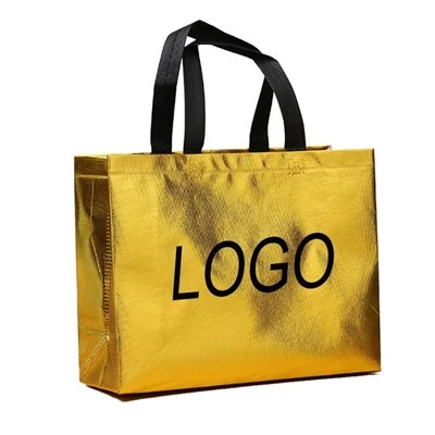 Custom Metallic Laminated Non-Woven Shopping Bag Manufacturer