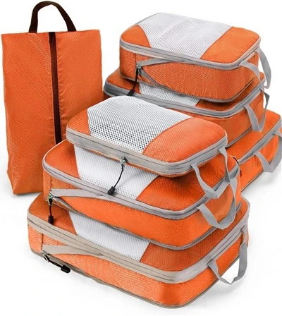Compression Packing Cubes For Travel Luggage