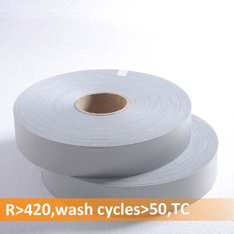 Silver TC Reflective Tape for Clothing EN20471 Class 2