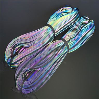 Colored Reflective Fabric Piping For Sewing