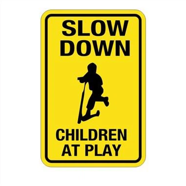Kid Alert Safety Sign