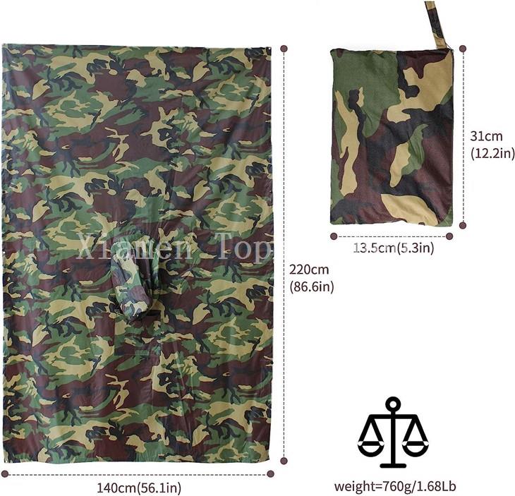 portable-rain-poncho-storage-bag-size-spec