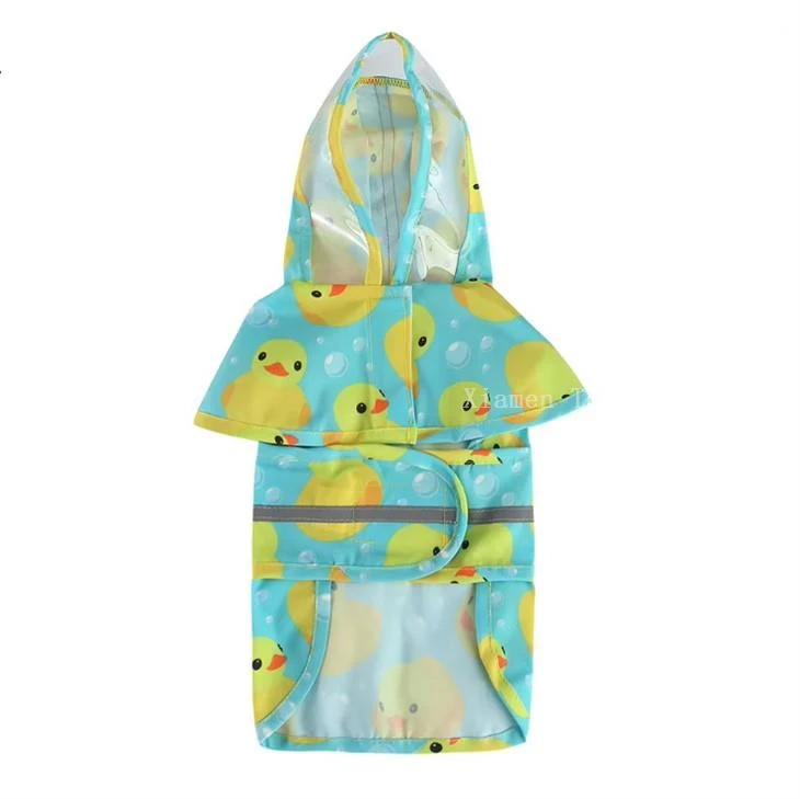custom-reflective-dog-raincoats-with-hood-wholesale-supplier