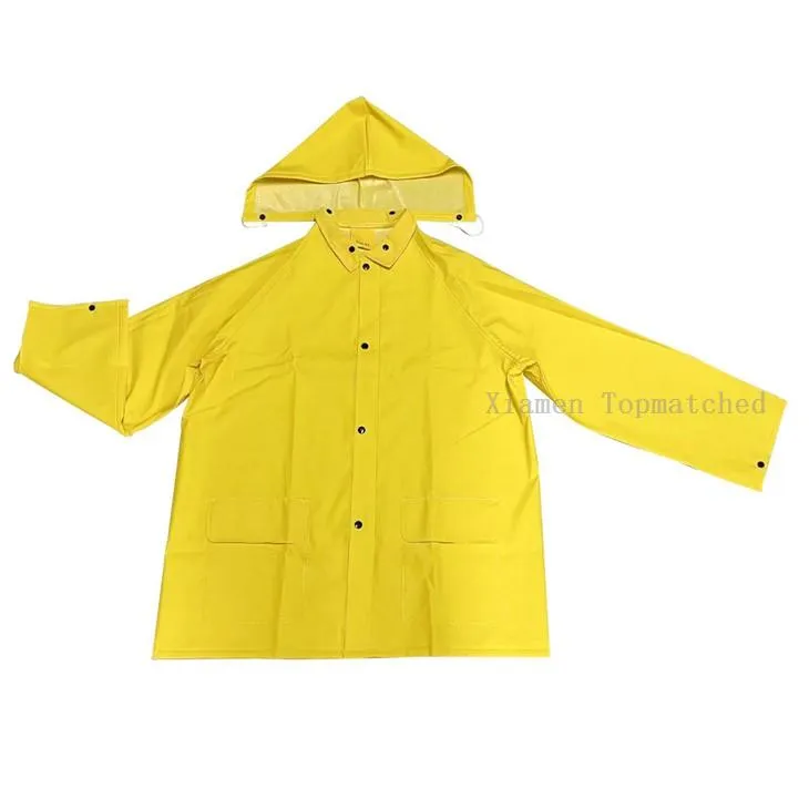 Heavy Duty Waterproof Breathable Rain Suit factory